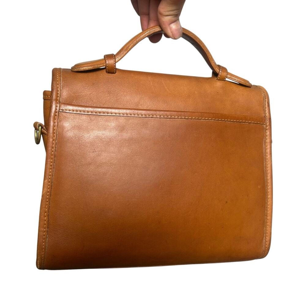 Vintage Coach Court Bag in British Tan - Gem